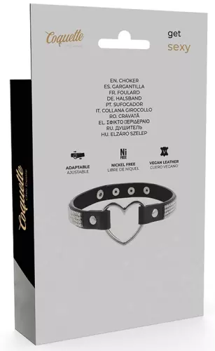 Choker Coquette Herz und Strassstein – 6/6