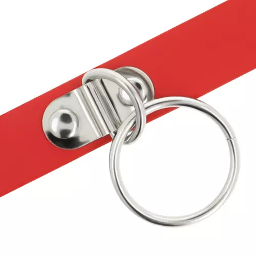 Halsband Coquette mit Ring Rot – 5/6