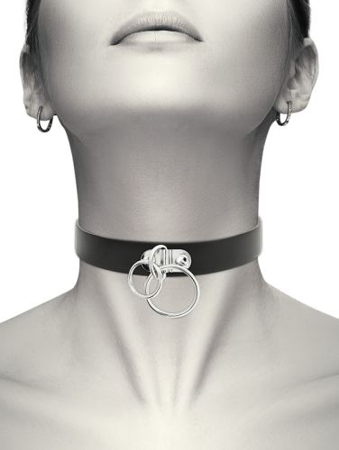 Halsband Coquette Doppelringe