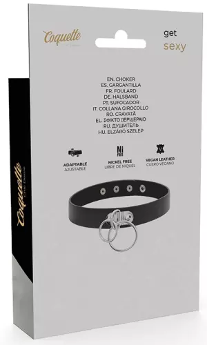 Halsband Coquette Doppelringe – 5/5