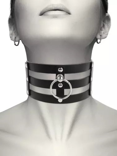 Choker Coquette Triple Lane Schwarz – 1/6