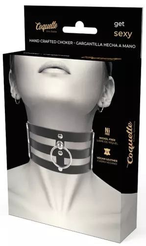 Choker Coquette Triple Lane Schwarz – 2/6