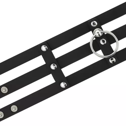 Choker Coquette Triple Lane Schwarz – 5/6