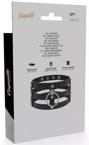 Choker Coquette Triple Lane Schwarz – 6/6
