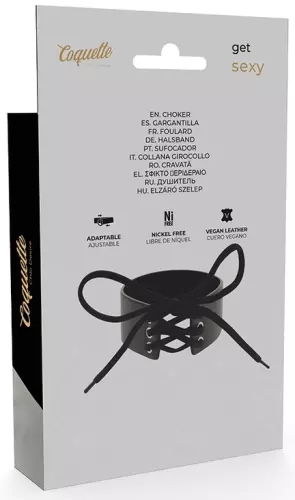 Choker Coquette Bandeau Schwarz – 6/6