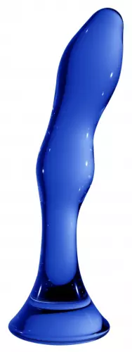 Glasdildo Gallant Blau 16 x 3.4cm – 1/6