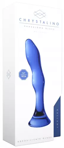 Glasdildo Gallant Blau 16 x 3.4cm – 2/6
