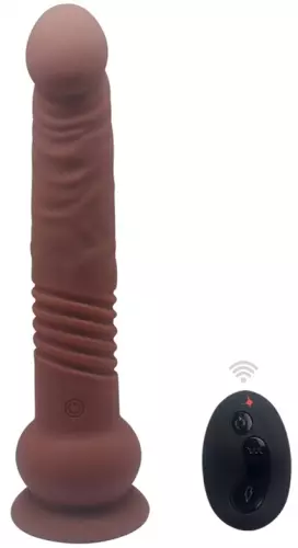 Vibrator Körper The Commander 19 x 3.7cm Braun – 1/3