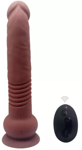 Vibrator Körper The Commander 19 x 3.7cm Braun – 2/3