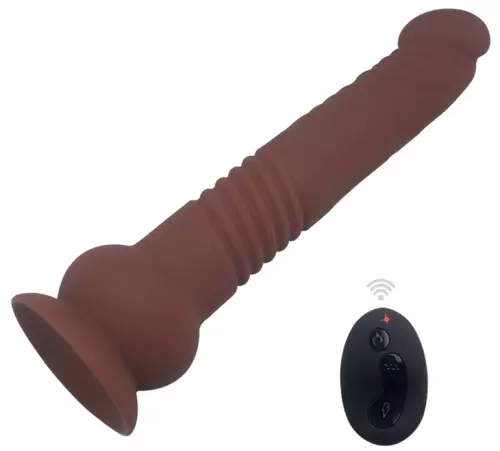 Vibrator Körper The Commander 19 x 3.7cm Braun – 3/3