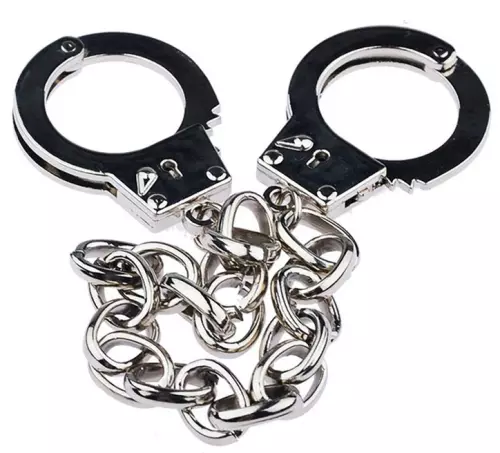 Daumen-Handschellen aus Metall – 1/3