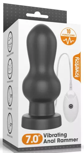 Vibrierender Butt Plug King Rammer 15 x 7cm – 2/12