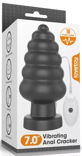 Vibrierender Butt Plug King Cracker 16 x 8cm – 2/13