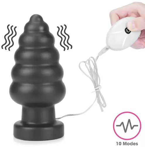 Vibrierender Butt Plug King Cracker 16 x 8cm – 9/13