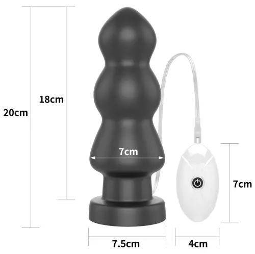 Vibierender Plug King Rigger 18 x 7cm – 13/13