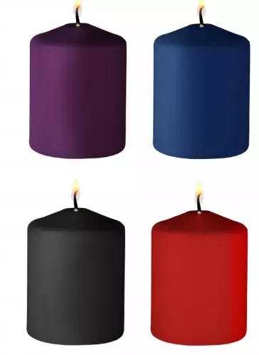 4er-Set Tease Candle Kerzen mit verschiedenen Düften 24g – 1/6