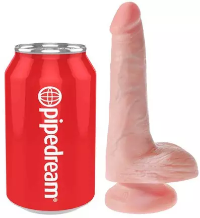 Dildo King Cock 13 x 3.8 cm Flesh – 1/6