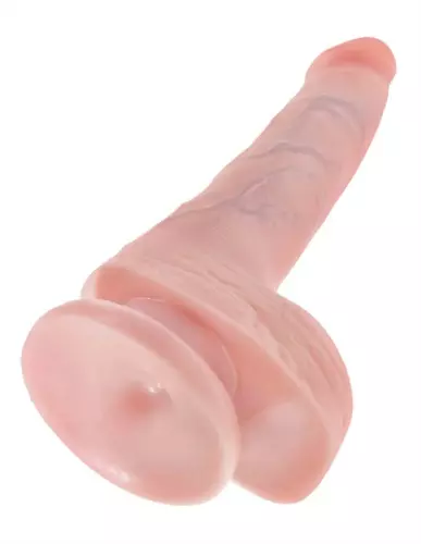 Dildo King Cock 13 x 3.8 cm Flesh – 5/6