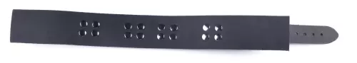 Halsband aus Leder Ultra Schwarz – 6/6