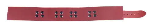 Halsband aus Leder Ultra Rot – 6/6