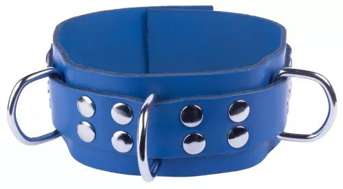 Halsband aus Leder Ultra Blau – 1/6