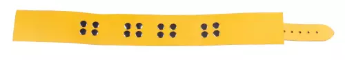 Halsband aus Leder Ultra Gelb – 6/6