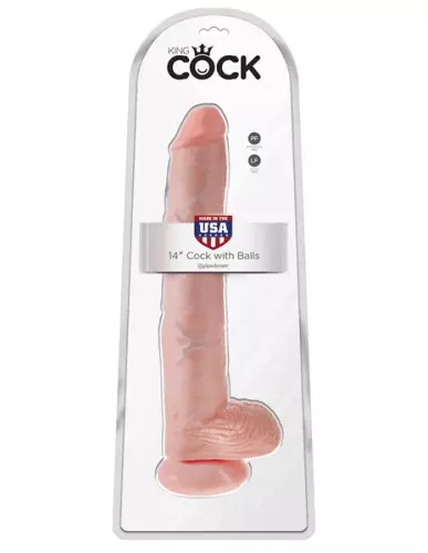 XL Dildo King Cock 30 x 6 cm Flesh – 2/6