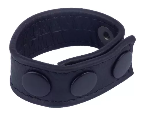 Cockring aus Leder Cocky Schwarz – 2/3
