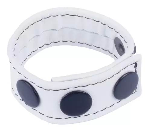 Cockring aus Leder Cocky Weiß – 2/3