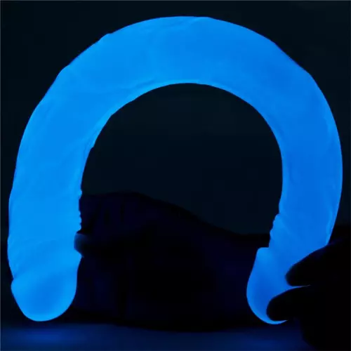 Doppeldildo phosphoreszierend Lumino 37 x 3.5cm – 2/5