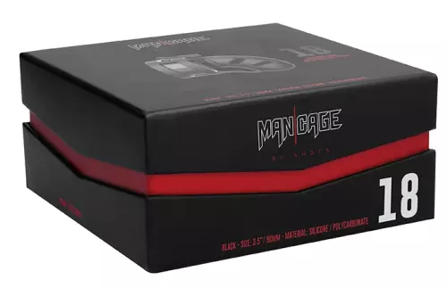 ManCage Silikonkeuschheitskäfig Modell 18 - 9 x 3.2cm – 2/5