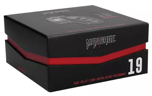 ManCage Silikonkeuschheitskäfig Modell 19 - 11.5 x 3.2cm – 2/5