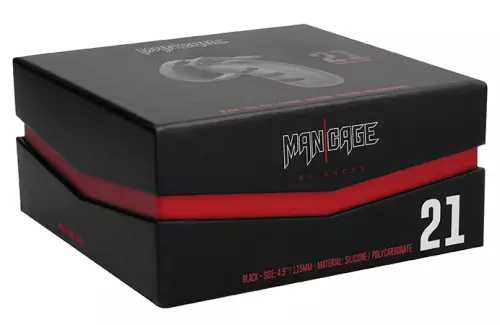 ManCage Silikonkeuschheitskäfig Modell 21 - 11.5 x 3.5cm – 2/6