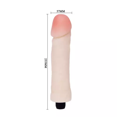 Soft Vibe Vibrating Dildo 21 x 5.6cm Flesh – 6/9