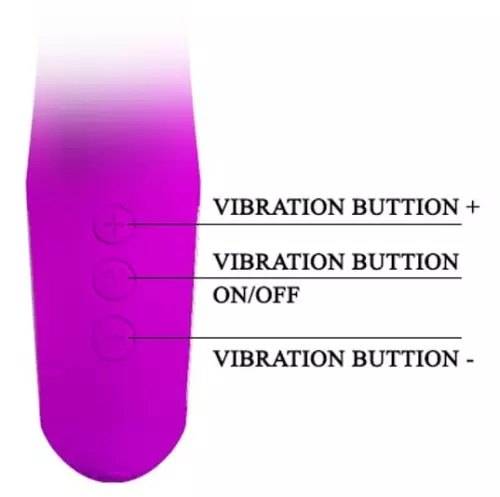 Vibrator Rabbit Ansel Pretty Love 16 x 3.4cm – 5/6