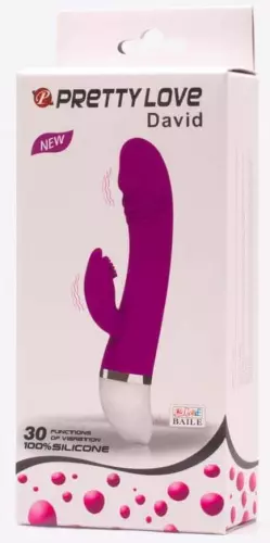 Vibrator Rabbit David Pretty Love 20cm – 2/2