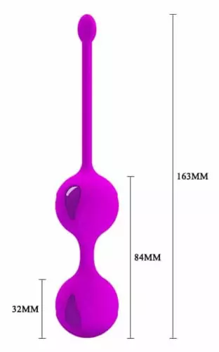 Geisha balletjes Tighten Up II Pretty Love 8.5 x 3.2cm Violet – 5/5