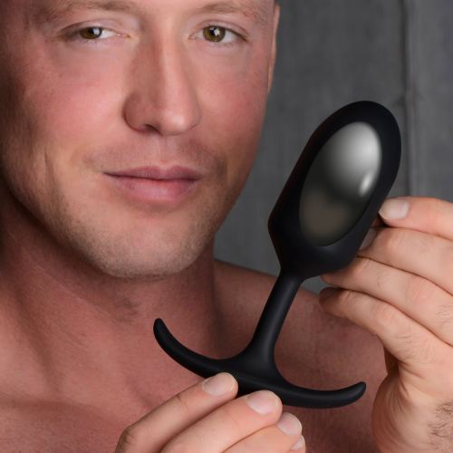 Buttplug aus Silikon Hitters L 14 x 4,5cm - Gewicht 250gr