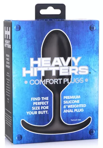 Buttplug aus Silikon Hitters L 14 x 4,5cm - Gewicht 250gr – 2/17