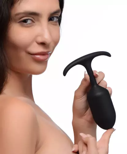 Buttplug aus Silikon Hitters L 14 x 4,5cm - Gewicht 250gr – 4/17