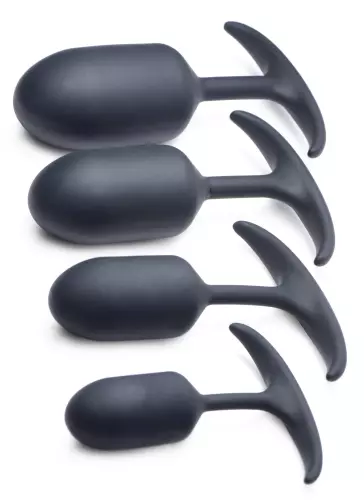 Buttplug aus Silikon Hitters L 14 x 4,5cm - Gewicht 250gr – 12/17