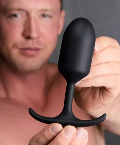 Buttplug aus Silikon Hitters L 14 x 4,5cm - Gewicht 250gr – 15/17