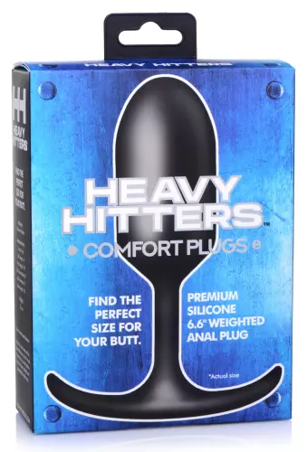 Buttplug aus Silikon Hitters XL 16 x 5cm - Gewicht 368gr – 2/12