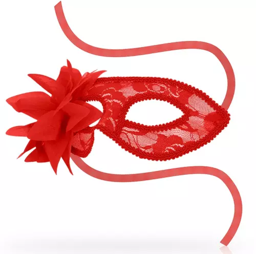 Maske OHMAMA Spitze und rote Blume – 2/2