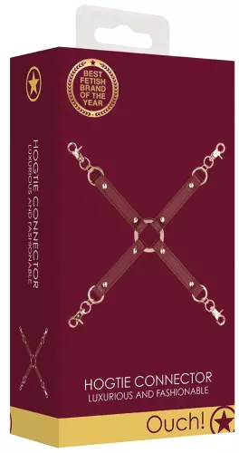 Hogtie für Handschellen Connector Rot – 2/4