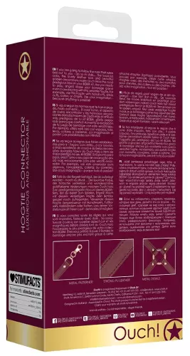 Hogtie für Handschellen Connector Rot – 4/4