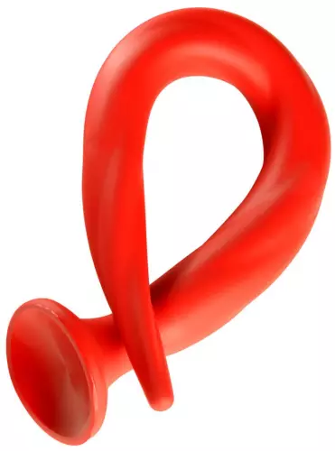 Langer Dildo Stretch Worm N1 - 39 x 3cm Rot – 2/5