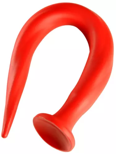 Langer Dildo Stretch Worm N3 - 48 x 3.7cm Rot – 2/5