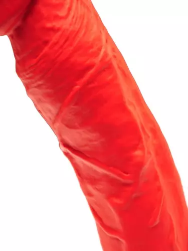 Silikon-Dildo Stretch N2 - 17 x 4.3cm Rot – 2/5