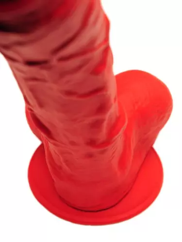 Silikon-Dildo Stretch N2 - 17 x 4.3cm Rot – 5/5